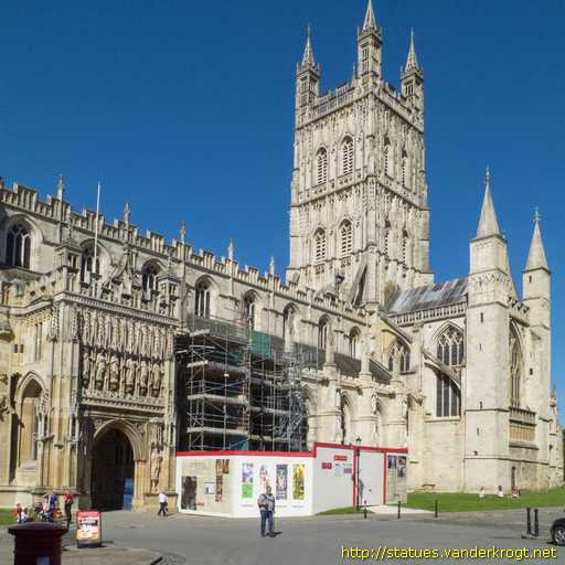 Gloucester /  Gloucester Cathedral South Porch Statues