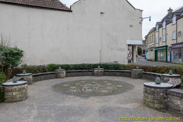 Calne /  Oxygen - Joseph Priestley Pavement Display