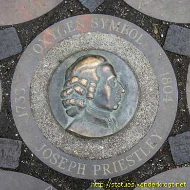 Calne /  Oxygen - Joseph Priestley Pavement Display