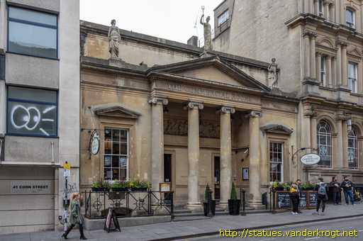 Bristol /  Britannia, Neptune and Minerva receiving tribute from the continents