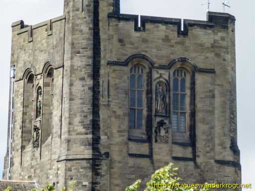 Bangor /  Four historical figures from North Wales