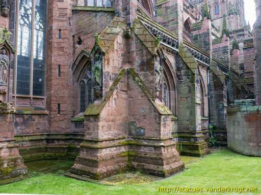 Lichfield /  Statues on the Choir of Lichfield Cathedral