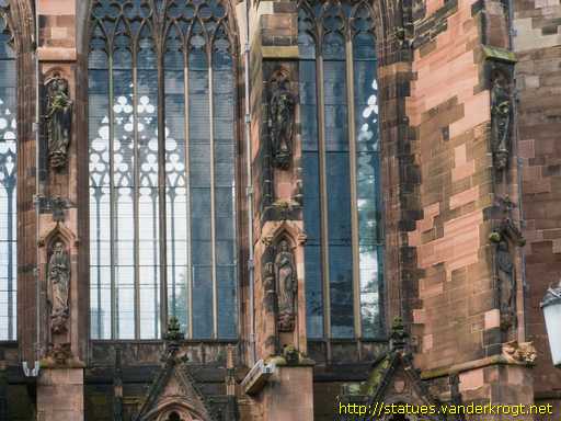 Lichfield /  Statues on the Lady Chapel of Lichfield Cathedral