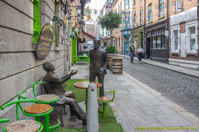 Dublin - Baile Átha Cliath /  Oliver St. John Gogarty and James Joyce