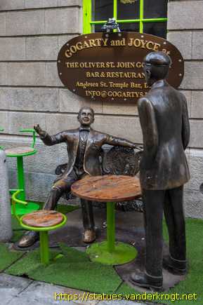 Dublin - Baile Átha Cliath /  Oliver St. John Gogarty and James Joyce