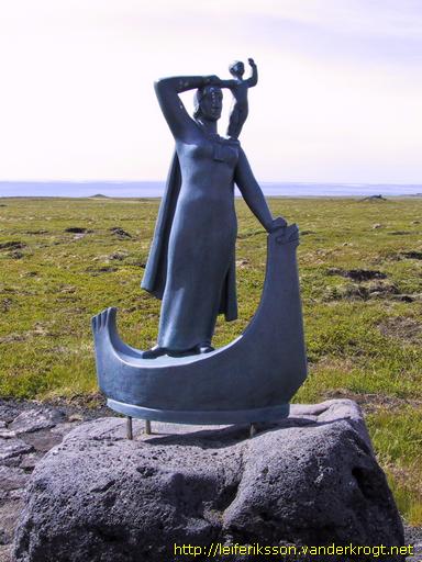 Laugarbrekka (Snæfellsnes) /  Guðríður Þorbjarnardóttir with Snorri