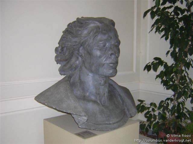 Genova /  Busto di Cristoforo Colombo nel Palazzo della Regione