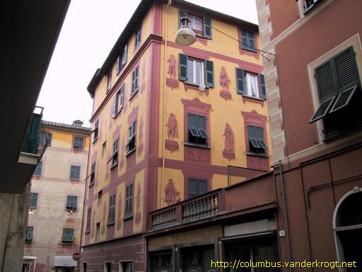 Rapallo /  Affresco di Colombo e altri illustri italiani