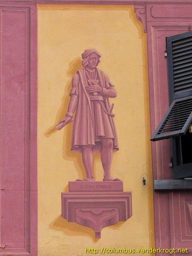 Rapallo /  Affresco di Colombo e altri illustri italiani