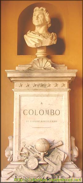 Pavia /  Busto di Cristoforo Colombo