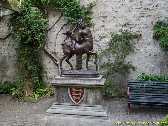 Saint Helier /  Cupid riding a Centaur