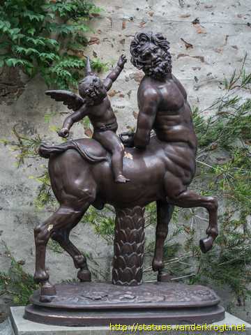 Saint Helier /  Cupid riding a Centaur
