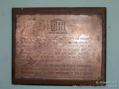 St. Ann's Bay /  New Seville Plaque