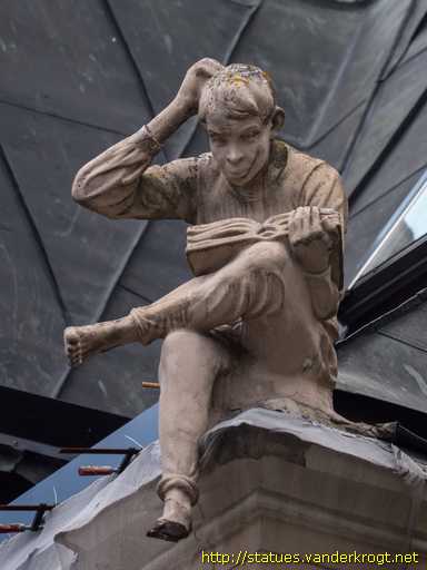 Rīga /  Students ar aritmētisko grāmatu