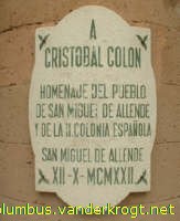 San Miguel de Allende /  Cristóbal Colón