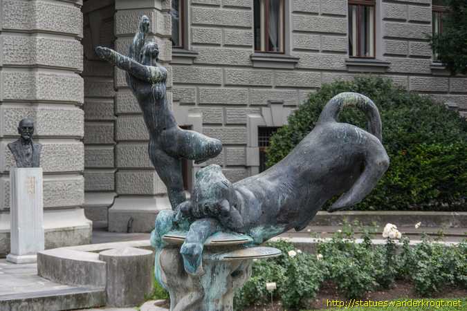 Ljubljana /  Fontana Evropa