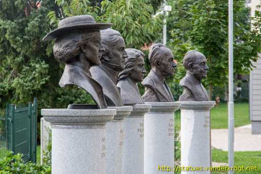 Zabreznica /  Aleja znanih mož iz občine Žirovnica