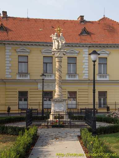 Gabčíkovo - Bős /  Stĺp Najsvätejšej Trojice - Szentháromság-szobor