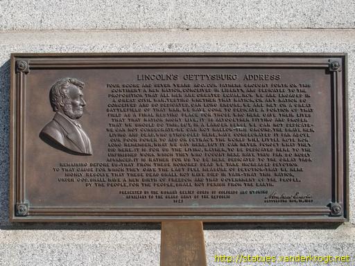 Denver /  Lincoln's Gettysburg Address Plaque