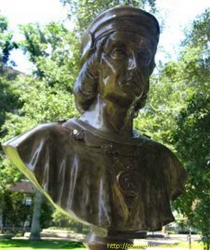 Pensacola /  Bust of Christopher Columbus