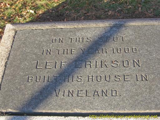 Cambridge /  Memorial Tablet Leif Eriksson's House