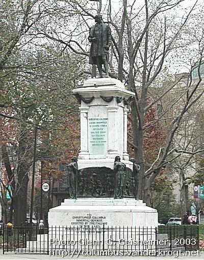 Newark /  Christopher Columbus Statue in Washington Park