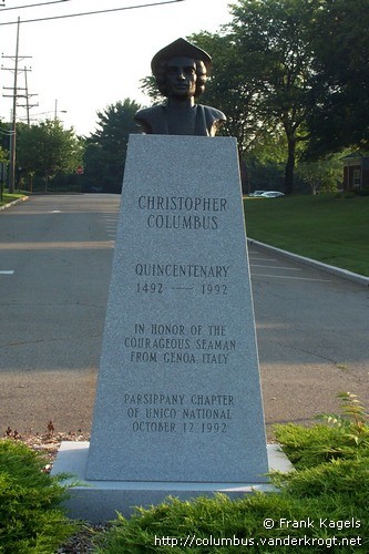 Parsippany /  Bust of Christopher Columbus