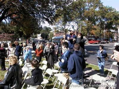 8 October 2000, unveiling of the Columbus Monument in Nutley