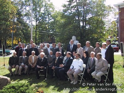 8 October 2000, unveiling of the Columbus Monument in Nutley