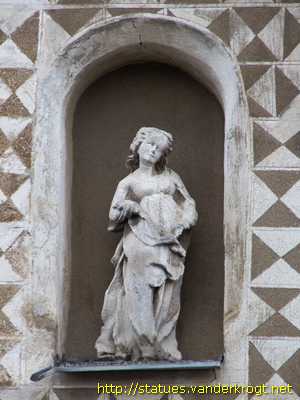 Gmünd - Gnadenstuhl und Maria (?)