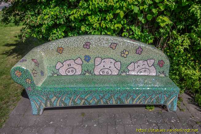 Achterbroek - Social Sofa 'Bloemstraat'