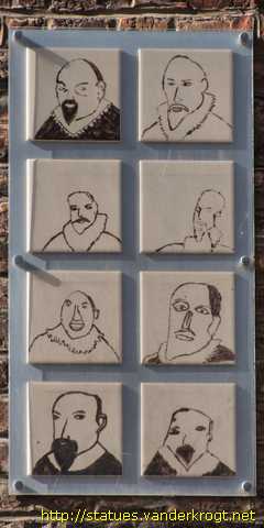 Mons - 29 Portraits de Roland de Lassus dessinés par des enfants