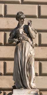 Genève - Statues au Grand Théâtre - la Comédie - Comedy