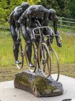 Le jardin des sculptures de la Musée olympique - Olympia