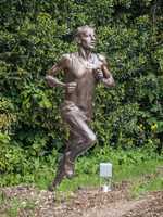 Le jardin des sculptures de la Musée olympique - Emil Zátopek