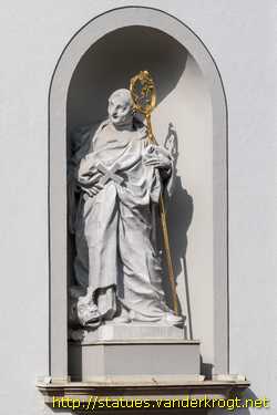 Sankt Gallen - Heiligenstatuen an der Stiftskirche