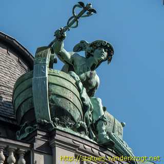 Sankt Gallen - Skulpturen am Stickereibörse