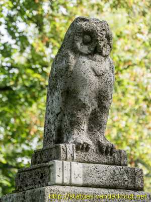 Sankt Gallen - Ernst-Götzinger-Denkmal - Eule