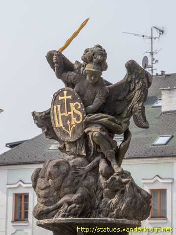 Polička - Fontána Svatý Michael