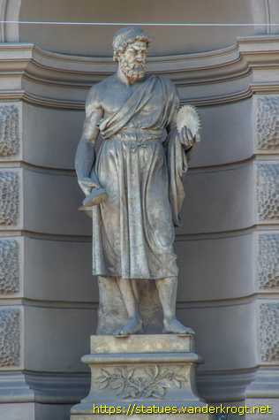 Praha - Alegorie vědy a práce