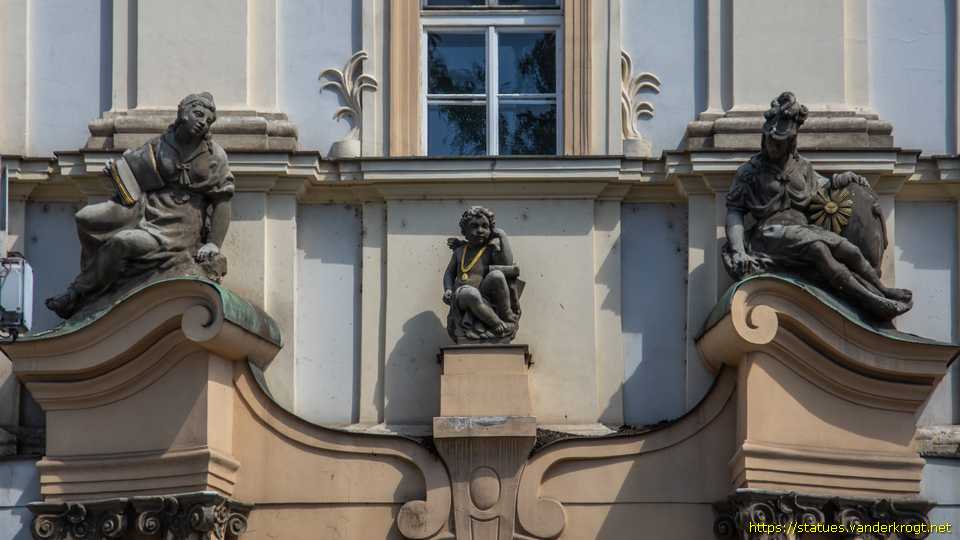 Praha - Sochy z jezuitského kolegia