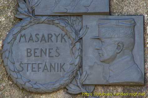 Kostelec nad Černými lesy - Pomník zakladatelů čsl. státu