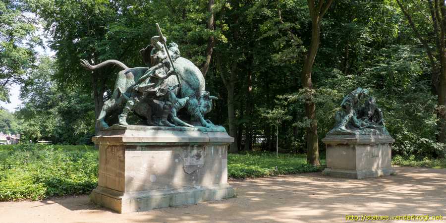 Berlin - Altgermanische Wisentjagd