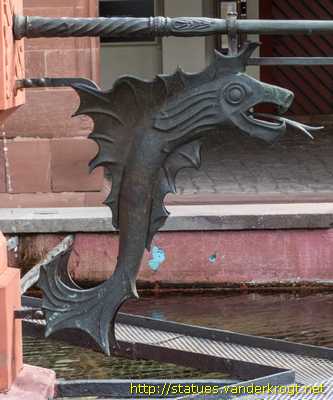 Weil der Stadt - Oberer Marktbrunnen Kaiser Karl V.