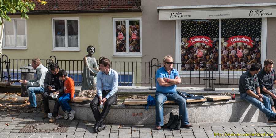 Kempten (Allgäu) - Fischerbüble-Brunnen