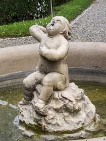 Eichstätt - Brunnen im Hofgarten
