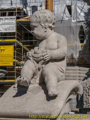 Eichstätt - Mariensäule und -brunnen