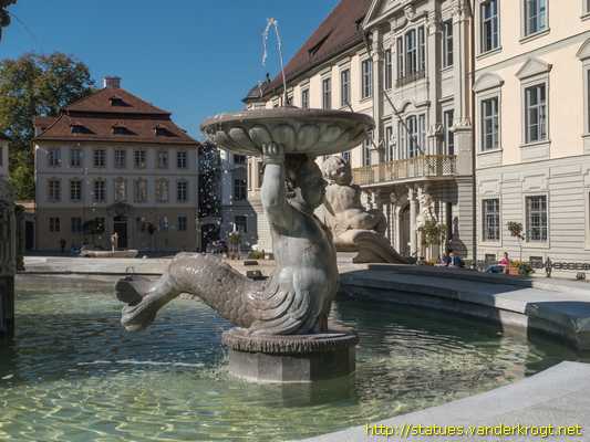 Eichstätt - Mariensäule und -brunnen