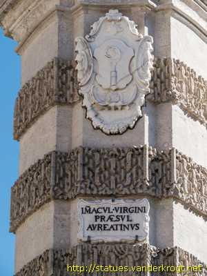 Eichstätt - Mariensäule und -brunnen