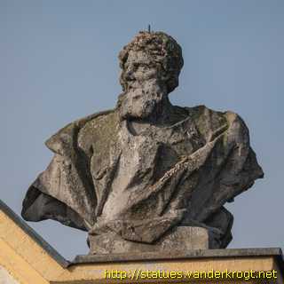 Stopfenheim - Heiligenstatuen an der St. Augustinus Kirche